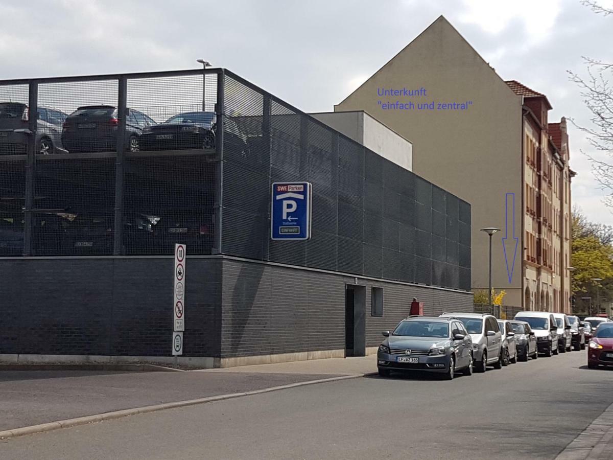 Unterkunft Einfach Und Zentral แอร์ฟวร์ท ภายนอก รูปภาพ