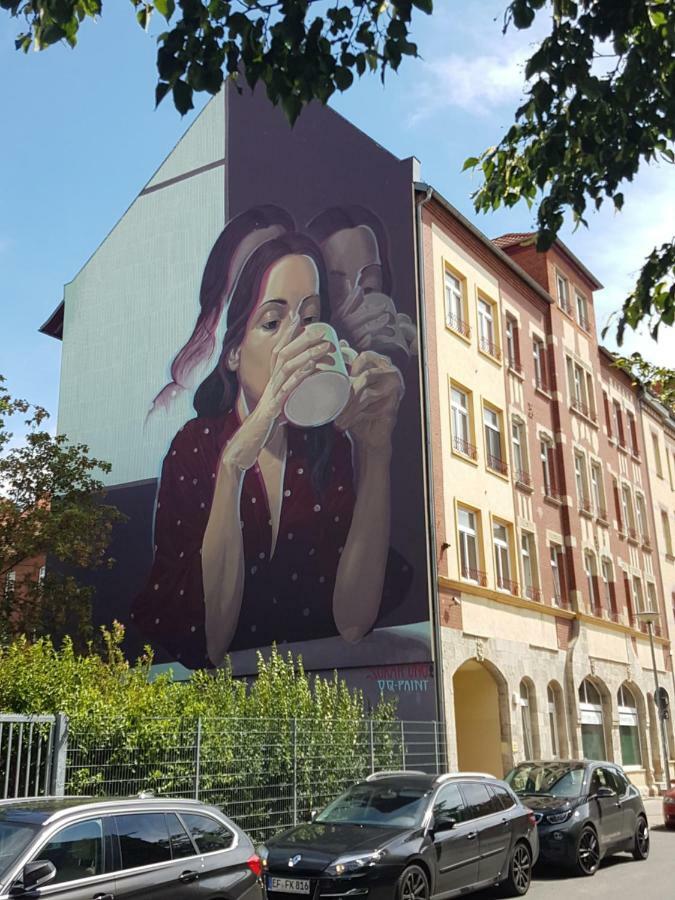 Unterkunft Einfach Und Zentral แอร์ฟวร์ท ภายนอก รูปภาพ